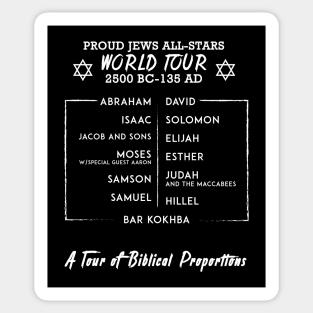 Proud Jews All-Stars Sticker